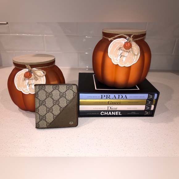 RARE! GUCCI Vintage GG Bifold Wallet PVC Leather Authentic VGUC - Picture 2 of 7